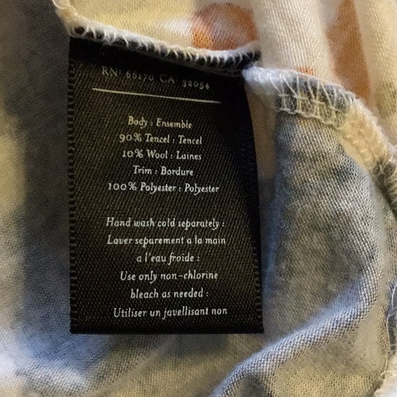 Anthropologie Deletta Ivory/Multi Paint Splatter - Picture 6 of 7